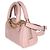 Céline Mini bolso Boston Celine de piel de becerro granulada rosa - vista 3