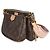 Louis Vuitton Rose Clair Monogram Canvas Multi Pochette Braun - Ansicht 4