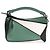 Loewe Puzzle Bag Medium aus multicolorigem grünem Kalbsleder - Ansicht 8