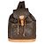 Zaino Louis Vuitton Vintage Monogram Canvas Montsouris GM Marrone - vista 8