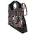 Gabrielle Borsa Shopping Large 31 Chanel in Tela Floreale Nera e Rosa e Vitello Nero Multicolore - vista 3