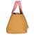 Hermès Rose Azalee Sesame Clemence Casaque Picotin Lock 18 PHW Marrone Rosa - vista 2