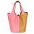 Hermès Rose Azalee Sesame Clemence Casaque Picotin Lock 18 PHW Marrone Rosa - vista 3