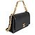 Gabrielle Borsa a patta Chanel Mini Bracelet On Chain in pelle caviar matelassé nera Nero - vista 4