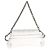 Borsa a tracolla Gucci Small Horsebit Chain in nappa bianca matelassé verticale Bianco - vista 2
