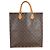 Louis Vuitton Vintage Monogram Canvas Sac Plat Tote Braun - Ansicht 2