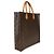 Louis Vuitton Vintage Monogram Canvas Sac Plat Tote Braun - Ansicht 4