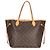 Louis Vuitton Monogram Canvas Neverfull MM Marrone
