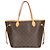 Louis Vuitton Monogram Canvas Neverfull MM Marrone - vista 2