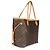 Louis Vuitton Monogram Canvas Neverfull MM Marrone - vista 4