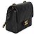 Gabrielle Bolsa Mini Square Flap Chanel em pele de cabra matelassada preta Preto - vista 4