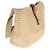 Autre Marque Saint Laurent Natural Raffia Medium Fantasie Hobo Beige - vista 2