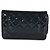 Portafoglio Chanel Navy Quilted Patent Wallet On Chain Blu - vista 2