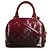 Louis Vuitton Burgundy Patent Monogram Ombré Alma BB Nero - vista 2