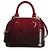 Louis Vuitton Burgundy Patent Monogram Ombré Alma BB Nero - vista 6