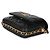 Gabrielle Chanel Mini Clutch aus schwarzem gestepptem Lammleder mit CC-Kette - Ansicht 6