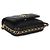 Gabrielle Chanel Mini Clutch aus schwarzem gestepptem Lammleder mit CC-Kette - Ansicht 7