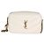Autre Marque Borsa camera mini Loulou in pelle d'agnello monogramma chevron Crema di Saint Laurent Bianco - vista 8