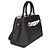 Borsa Louis Vuitton Black Epi Marelle Tote MM Nero - vista 4
