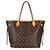 Louis Vuitton Monogram Canvas Neverfull MM Braun