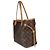 Louis Vuitton Monogram Canvas Neverfull MM Braun - Ansicht 3