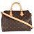 Louis Vuitton Monogram Canvas Speedy Bandouliere 30 Marrone - vista 2