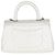 Gabrielle Chanel Mini Coco Top Handle Tasche aus Silver Chevron Caviar Leder - Ansicht 2