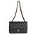 Gabrielle Borsa Chanel Jumbo Double Flap in pelle caviar matelassé nera Nero - vista 5