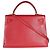 Hermès Rouge Vif Courchevel Kelly Sellier 32 GHW Rosso - vista 2