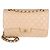 Gabrielle Borsa Chanel Jumbo Double Flap in pelle caviar matelassé beige