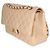 Gabrielle Borsa Chanel Jumbo Double Flap in pelle caviar matelassé beige - vista 3