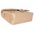 Gabrielle Borsa Chanel Jumbo Double Flap in pelle caviar matelassé beige - vista 7
