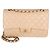 Gabrielle Borsa Chanel Jumbo Double Flap in pelle caviar matelassé beige - vista 8