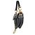 Mini bolso Saddle Christian Dior de piel de becerro granulada negra - vista 2