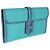Hermès Swift Lizard Jige Elan Touch 29 Blau - Ansicht 4