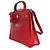 Hermès Rouge Piment Vache Hunter Berline Herbag Zip 31 PM PHW Rot - Ansicht 3