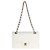 Gabrielle Borsa Chanel Small Classic Double Flap in pelle caviar matelassé bianca Bianco - vista 5