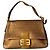 Fendi Baguette Tasche braun Monogramm Canvas Bronze Gold hardware