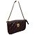 Borsa a tracolla Versace Medusa in pelle matelassé - Bordeaux Bordò