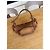Miu Miu Borsa a Tracolla in Pelle Marrone - vista 3