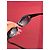 Chanel Sonnenbrille Schwarz mit orangefarbenem CC-Logo - Ansicht 10