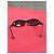 Chanel Sonnenbrille Schwarz mit orangefarbenem CC-Logo - Ansicht 4