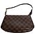 Louis Vuitton Pochette Accessoires Damier Ebene Castaño