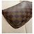 Louis Vuitton Pochette Accessoires Damier Ebene Castaño - vista 4