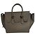 Céline Celine Tie Handtasche Small in Khaki genarbtem Leder