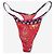 Autre Marque Conjunto de Bikini Dior by Galliano SS02 'Russian Folklore' Paisley Flowers Roja - vista 4