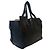 Bolsa Tote Chloé de couro preta Preto Bege - vista 3