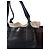 Bolsa Tote Chloé de couro preta Preto Bege - vista 4