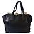 Bolsa Tote Chloé de couro preta Preto Bege - vista 5