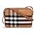 Burberry Borsa a Tracolla Haymarket Check Marrone Nero Bianco Rosso Beige